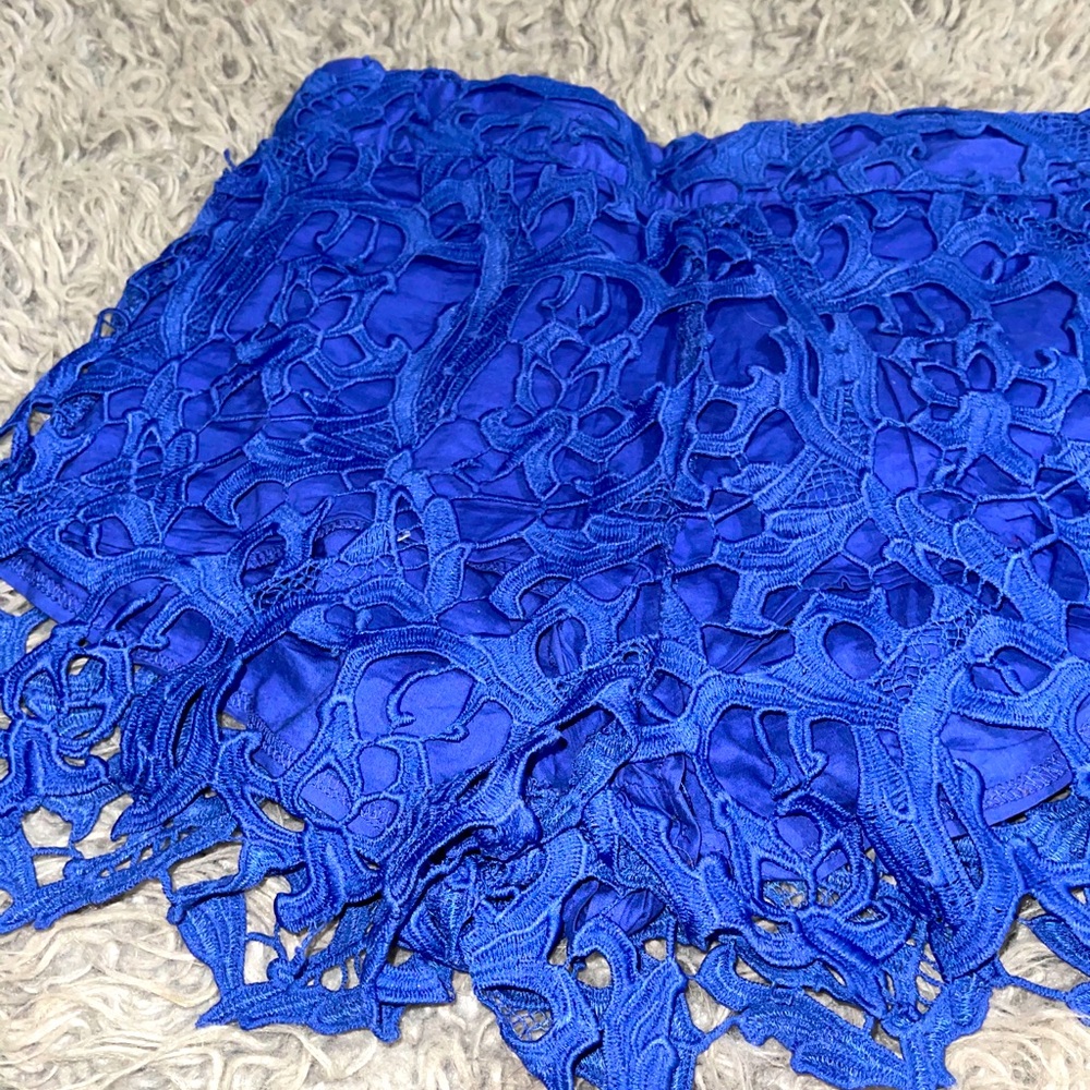 ASOS Blue lace shorts